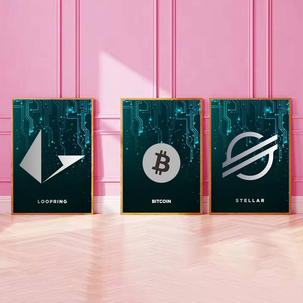 Tech Circuit Crypto Symbol Pos - Office Print Tech recension och pris