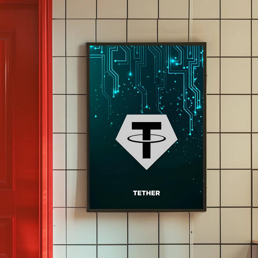 Tech Circuit Crypto Symbol Pos - Office Print Tech recension och pris