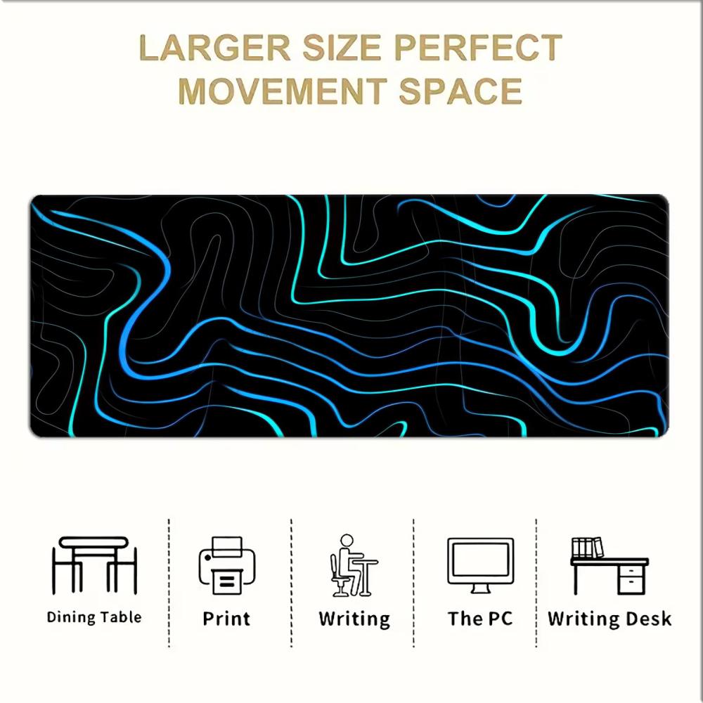 Large XXL Gaming MousePad Desk - Office Print Tech recension och pris