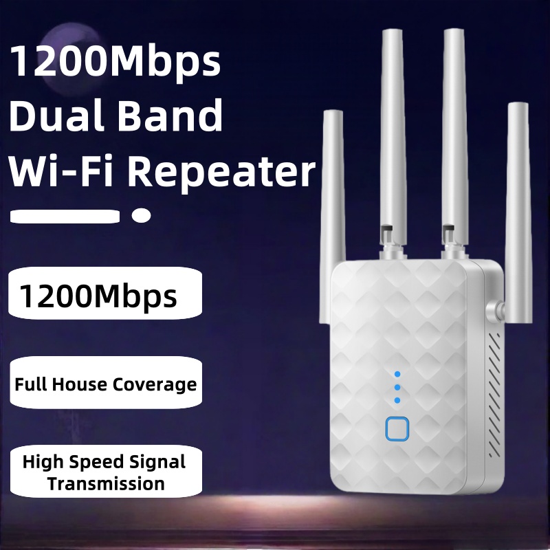 1200Mbps Dual Band WiFi Repeat - Wifi Range Extender recension och pris