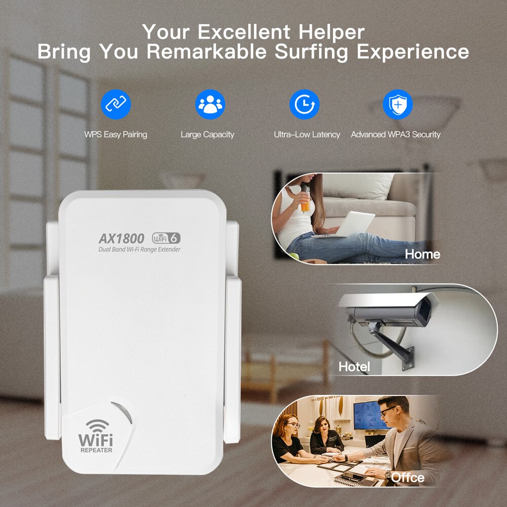 FENVI WiFi6 AX1800 Wireless Re - Wifi Range Extender recension och pris