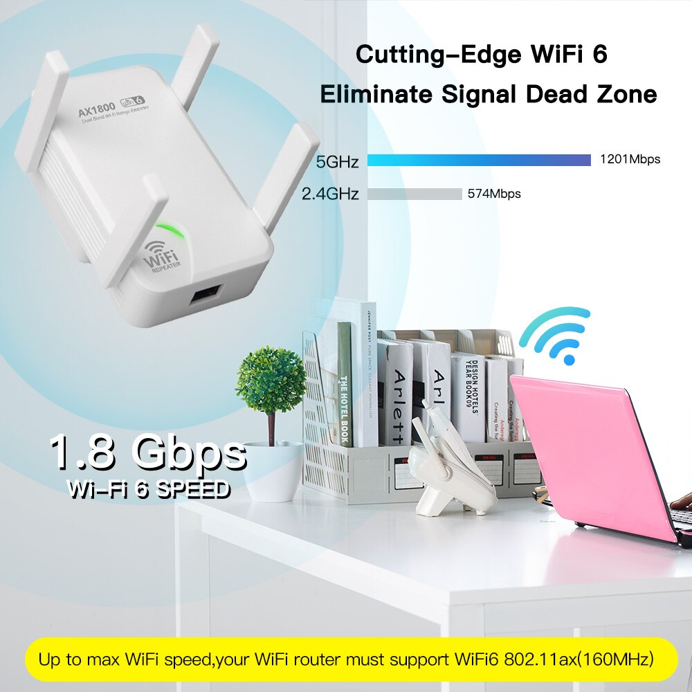 FENVI WiFi6 AX1800 Wireless Re - Wifi Range Extender recension och pris