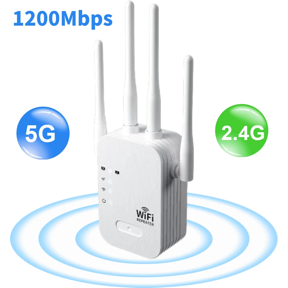 1200Mbps WiFi Repeater Wireles - Wifi Range Extender recension och pris