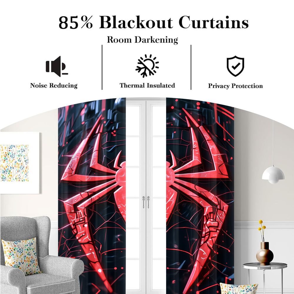 Spider Print Curtains Futurist - Office Print Tech recension och pris
