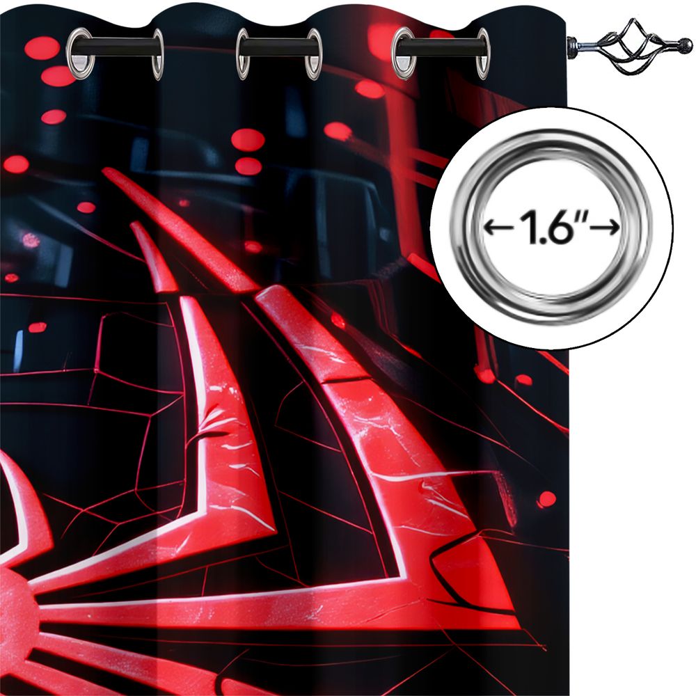 Spider Print Curtains Futurist - Office Print Tech recension och pris