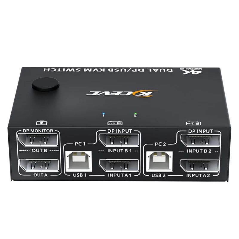 KCEVE 8K Dual Monitor KVM Swit - Kvm Switch Dual Monitor recension och pris