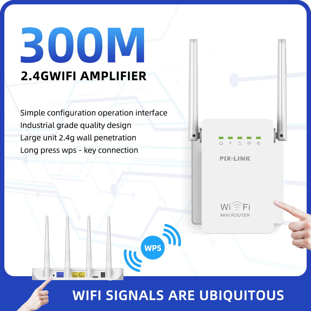PIX-LINK WR02E Wireless WiFi R - Wifi Range Extender recension och pris