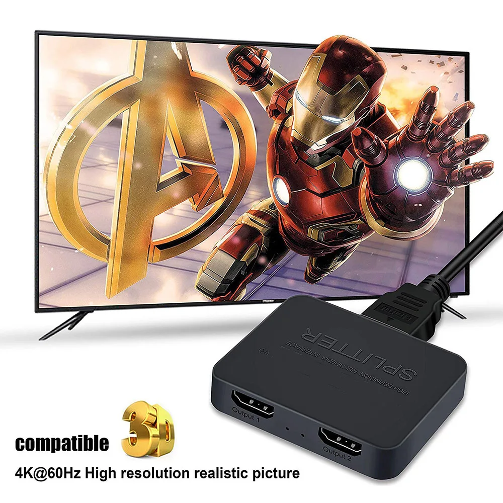 1-in-2-Out 4K Switch Video HDM - Kvm Switch Dual Monitor recension och pris