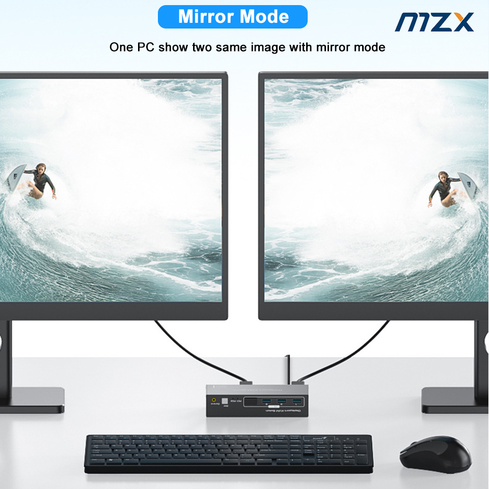 MZX KVM Switch 2 Dual Monitors - Kvm Switch Dual Monitor recension och pris