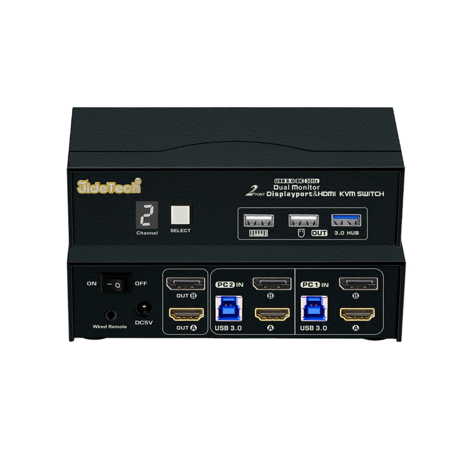 In stock JideTech 2 Computers  - Kvm Switch Dual Monitor recension och pris