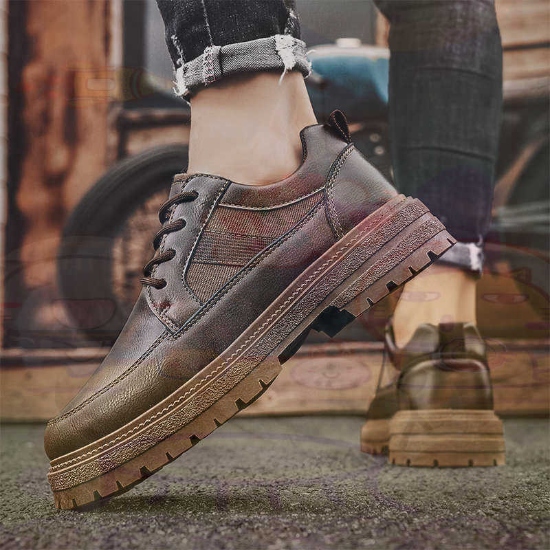 Dark Natural Leather Fashion T - Office Print Tech recension och pris