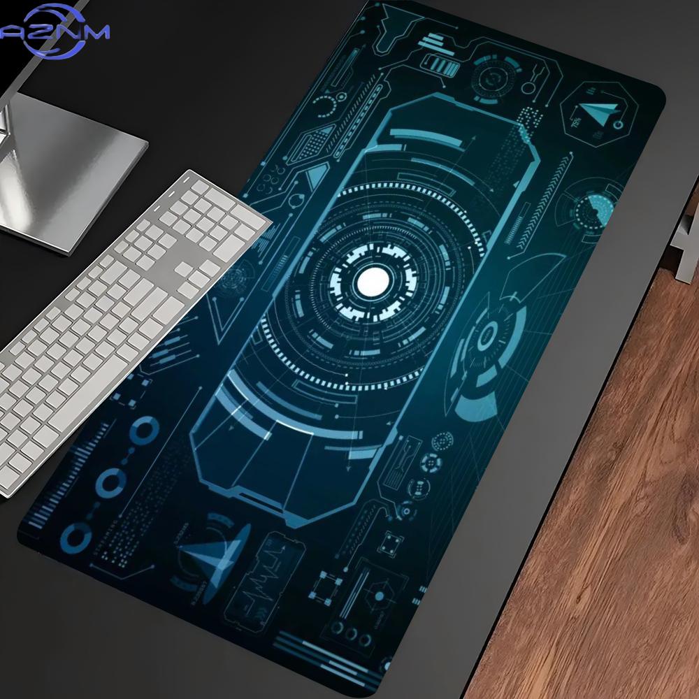 Dark Cyan Sci-Fi Circuit Exten - Office Print Tech recension och pris