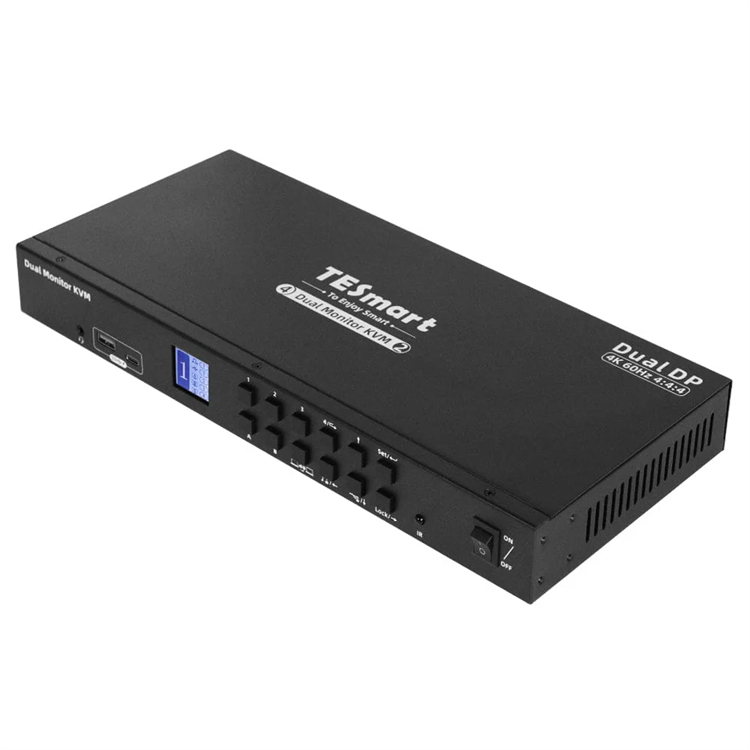4 Port Dual Monitor KVM Switch - Kvm Switch Dual Monitor recension och pris
