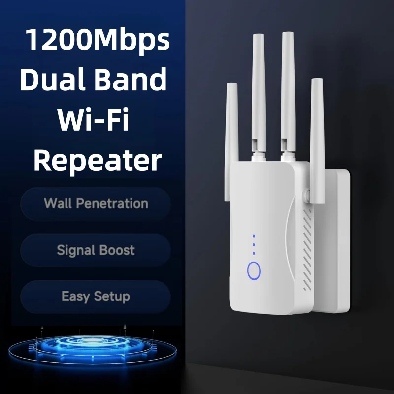 2.4G/5GHz Dual Band WiFi Repea - Wifi Range Extender recension och pris