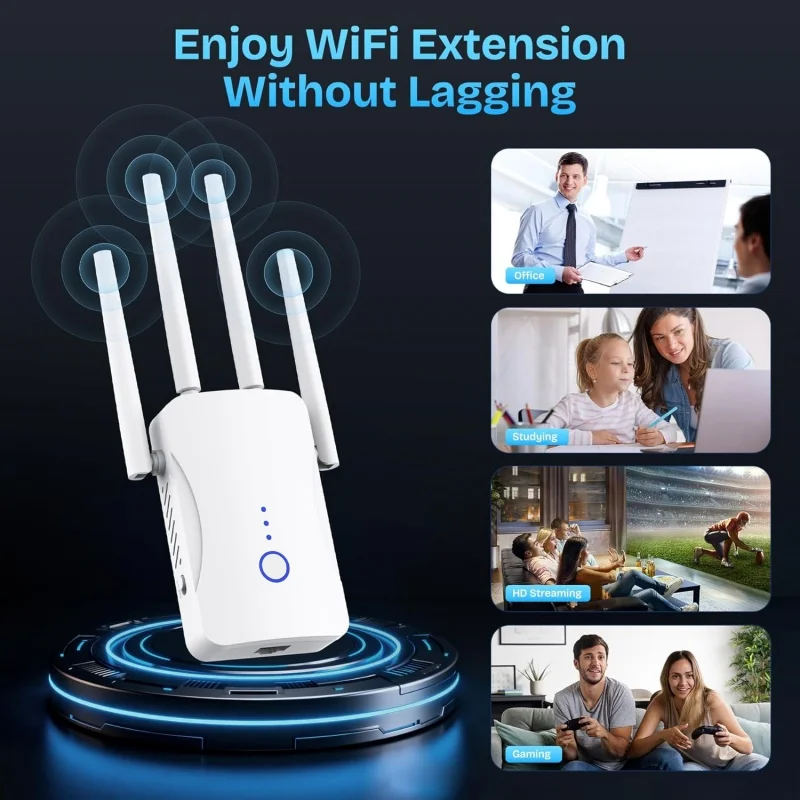 2.4G/5GHz Dual Band WiFi Repea - Wifi Range Extender recension och pris