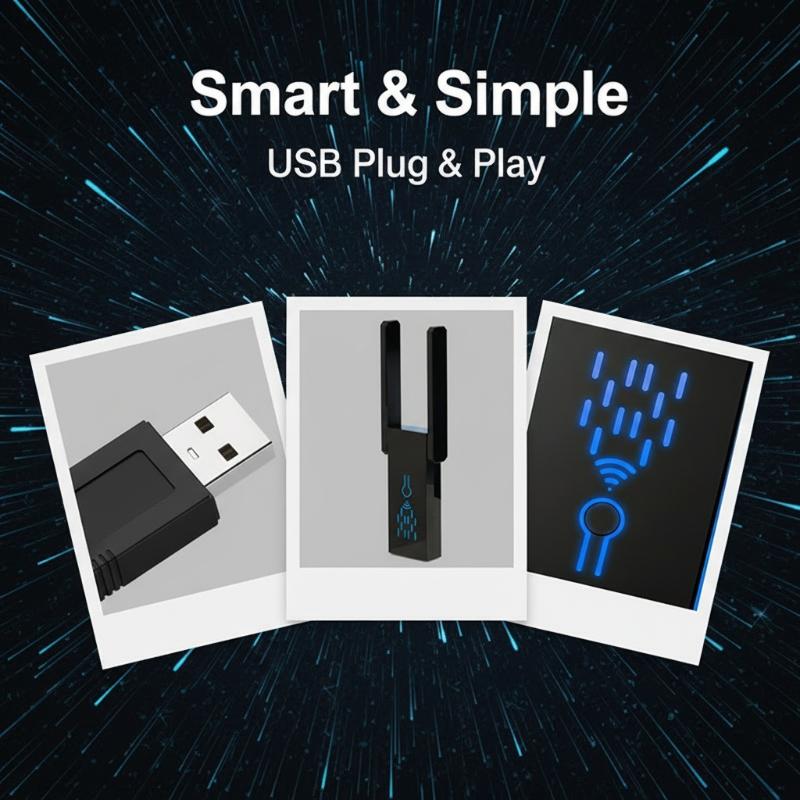 Dual Band 1300Mbps WiFi Range  - Wifi Range Extender recension och pris