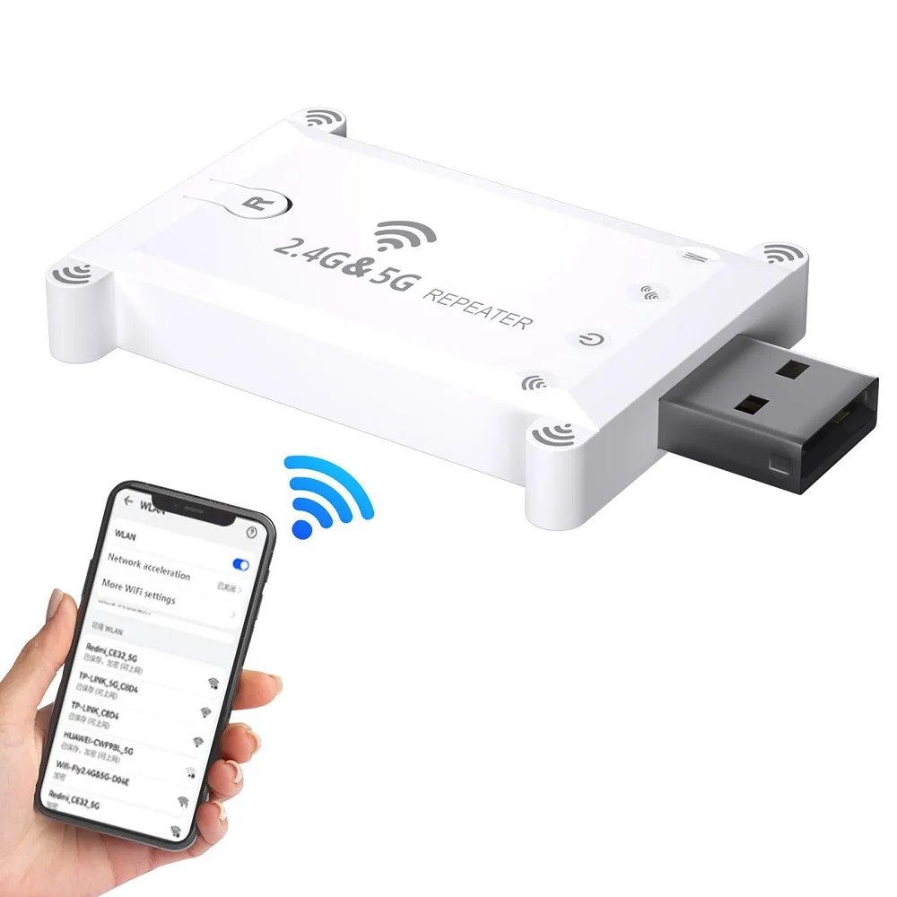 WiFi FIY 2.4g/5g Usb Wifi Repe - Wifi Range Extender recension och pris