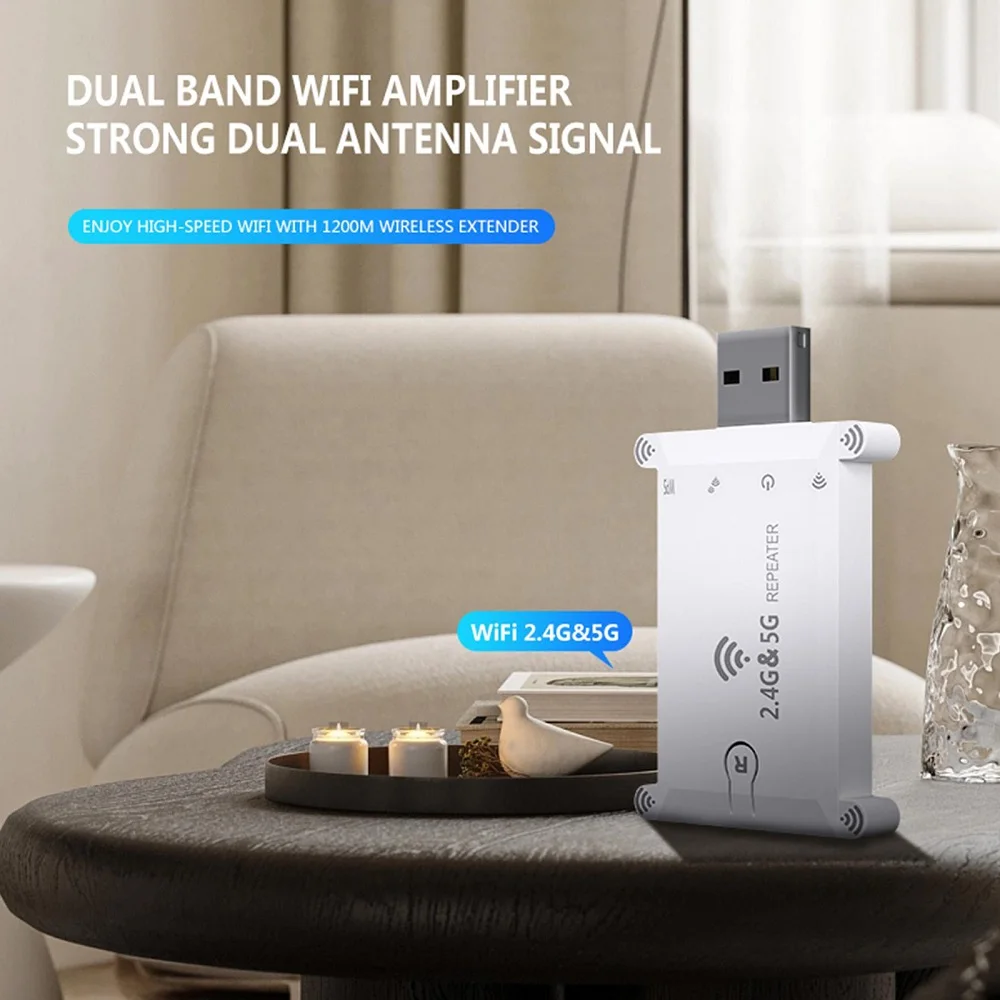 WiFi FIY 2.4g/5g Usb Wifi Repe - Wifi Range Extender recension och pris